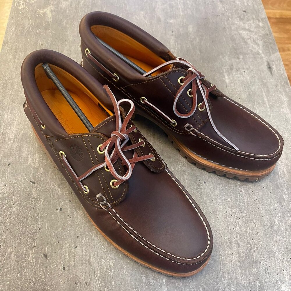 TIMBERLAND MEN'S AUTHENTIC BOAT SHOE BROWN 30003-214 ALL SIZES (Factory Second )